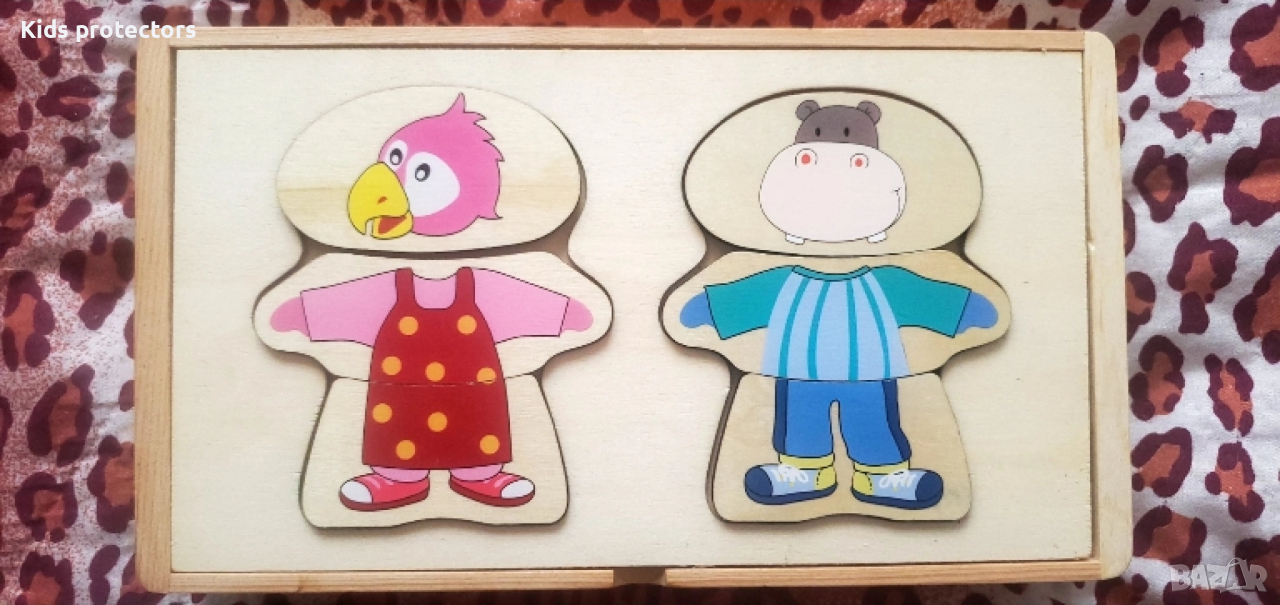 Интересна дървена играчка за деца, снимка 1