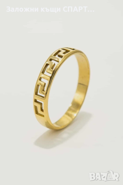 Златен пръстен-1.30гр., снимка 1