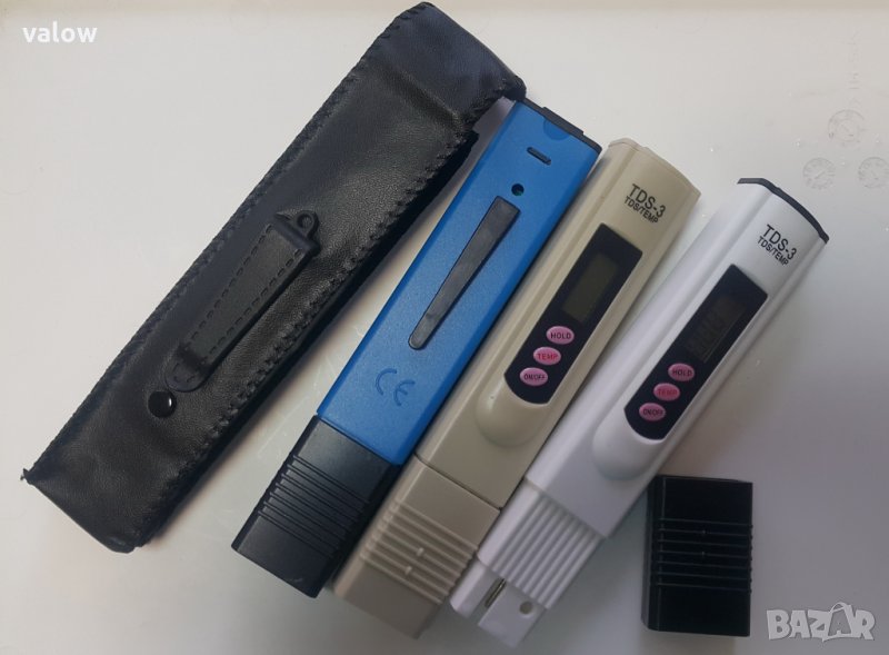 TDS ТДС метър тестер за чистота качество и температура на водата, снимка 1