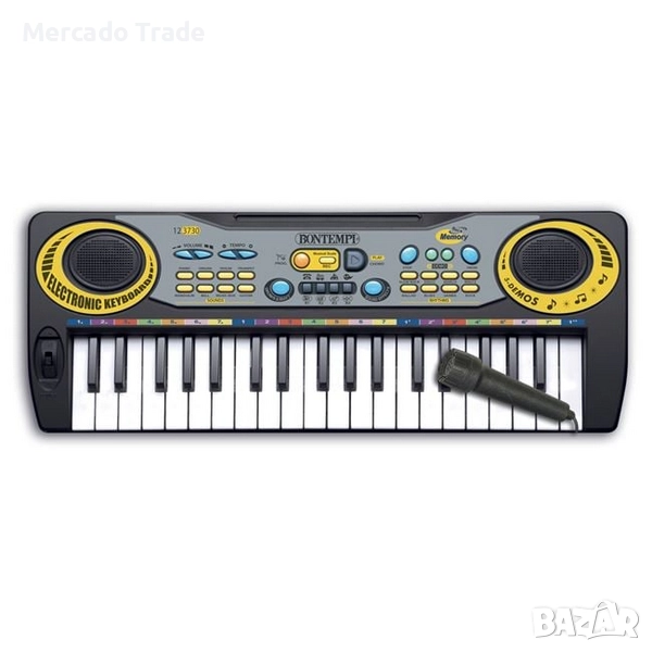 Детска йоника Mercado Trade, С микрофон и 37 клавиша, снимка 1