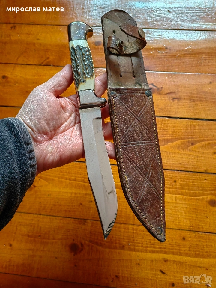 Спортен нож Вихрен на ножарската фабрика Петко Денев гр.Габрово, снимка 1