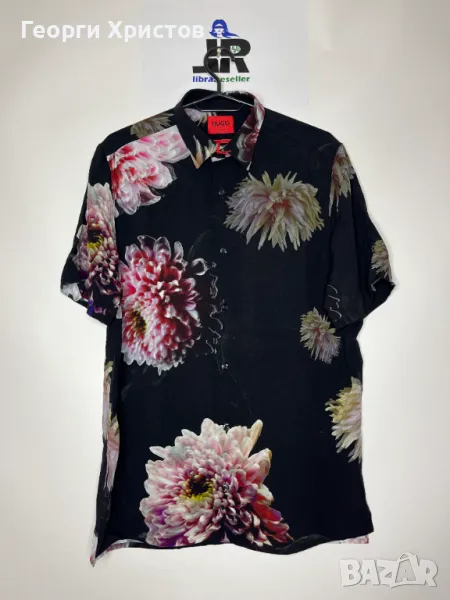 Hugo Boss Floral Shirt Мъжка Риза, снимка 1