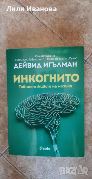 Инкогнито - Тайният живот на мозъка - Дейвид Игълман , снимка 1