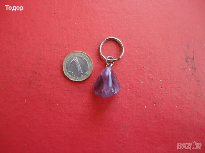 Ключодържател с естествен камък 1, снимка 1