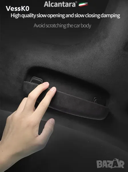 Държач за очила на мястото на дръжката над вратата, снимка 1