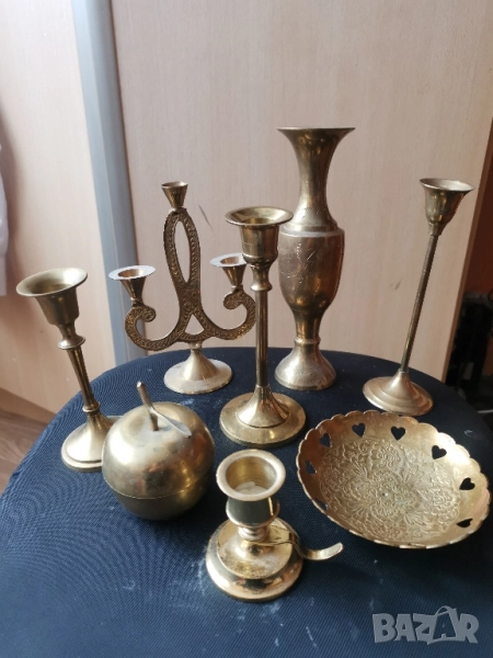 Месингови свещници , снимка 1