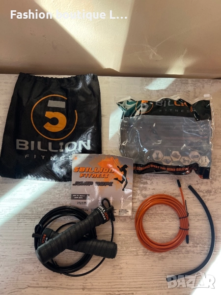 Ново професионално въже за скачане с резервни чанти и торбичка за съхранение на марката 5 billion  , снимка 1