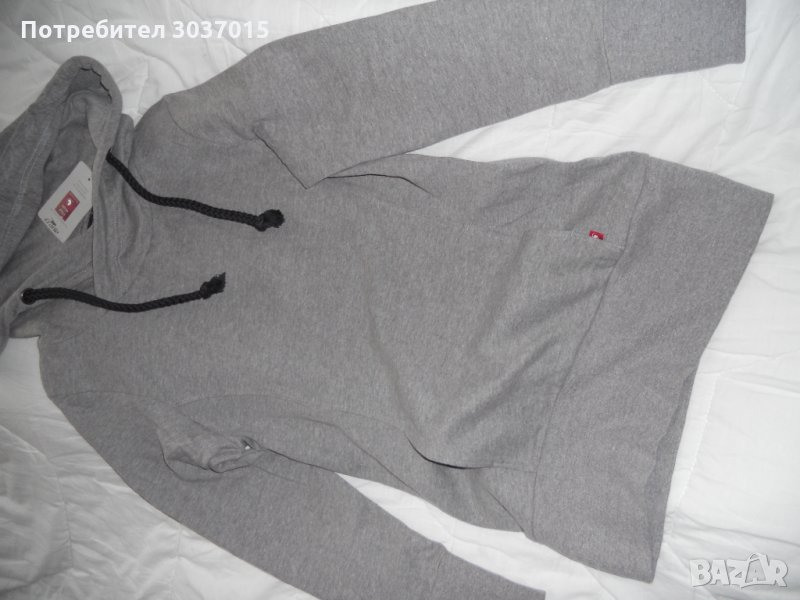 Дамски  Спортен Суитчър  размер С М  Ватиран с качулка, снимка 1