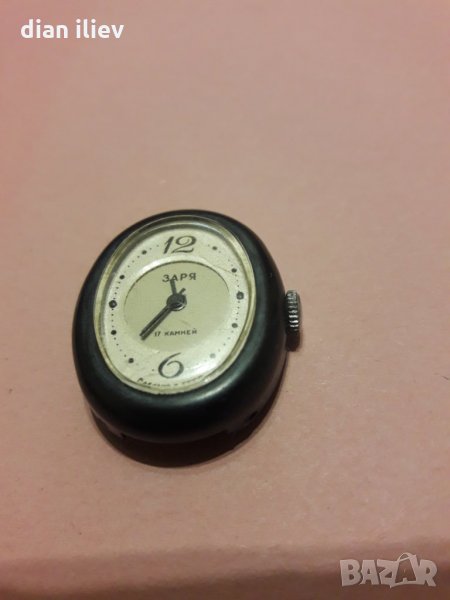 Стар дамски механичен часовник -Заря , снимка 1