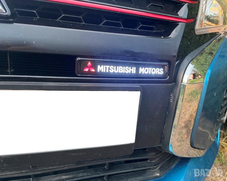 MITSUBISHI LOGO illuminated лого светещо мицубиши, снимка 1