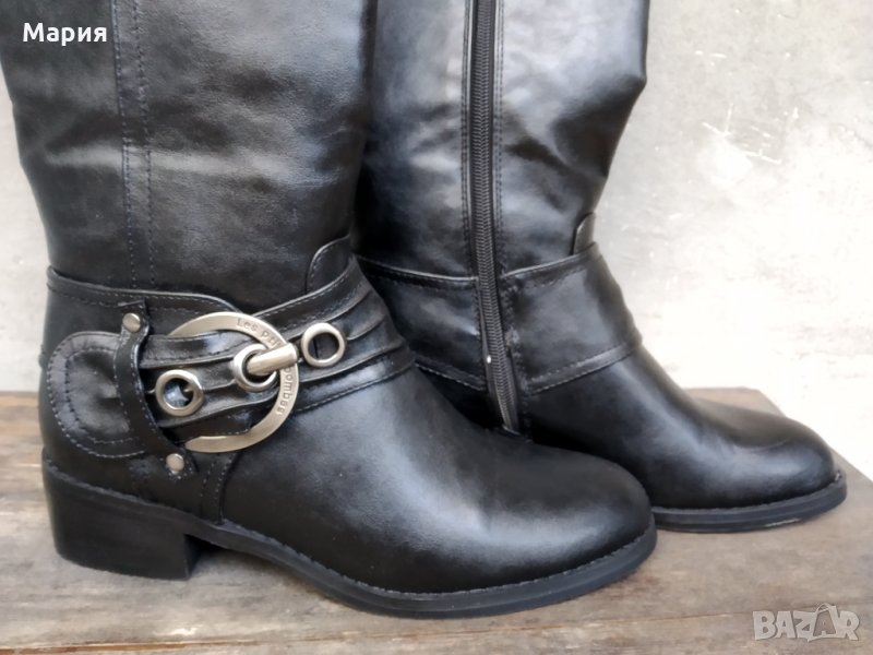 Дамски кожени ботуши, снимка 1
