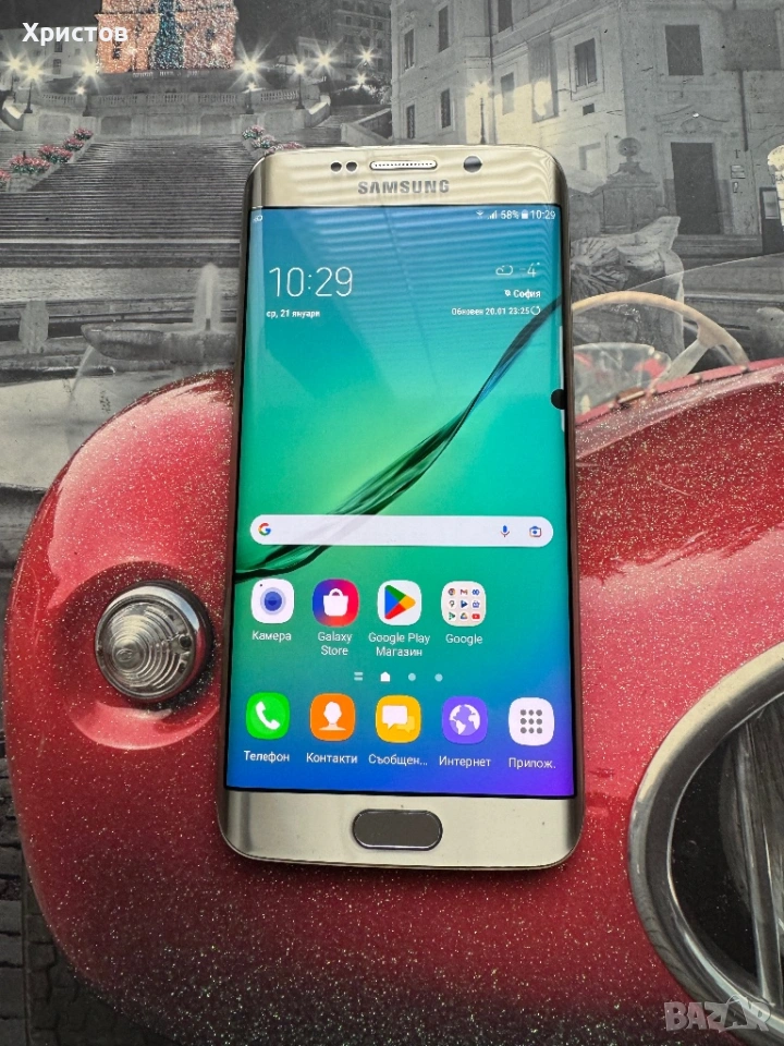 Дисплей за Самсунг S6 edge, снимка 1