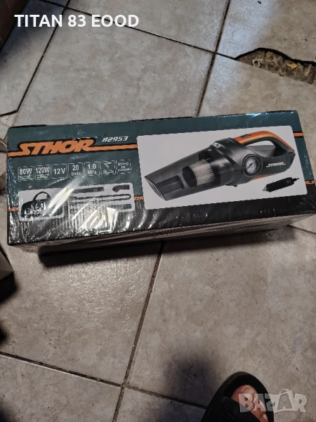 Авто прахосмукачка - компресор STHOR, 2 в 1, 80 W , снимка 1