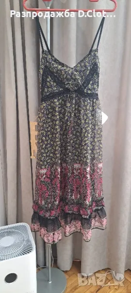 лятна рокля с тънки презрамки , снимка 1