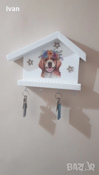 Дървена закачалка, снимка 1