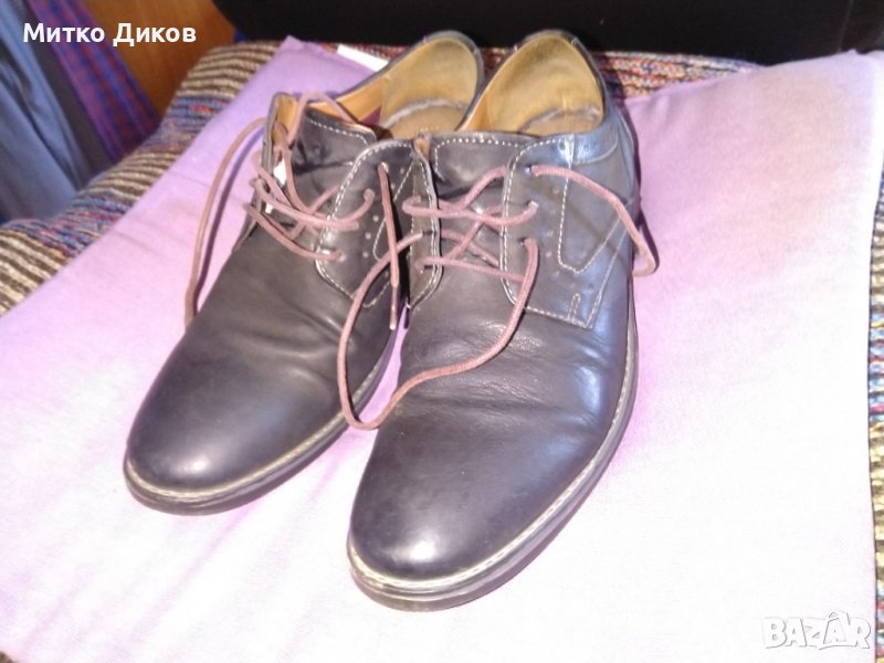 Обувки маркови на Clarks естествена кожа №41 стелка 255мм, снимка 1