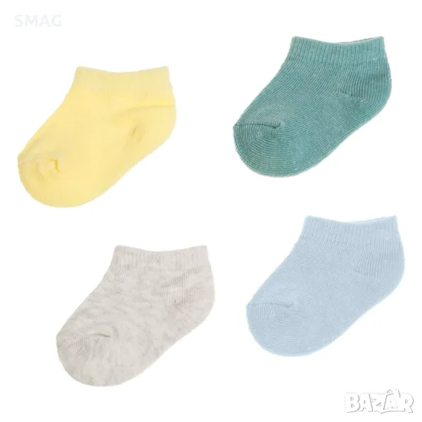 Бебешки чорапи различни цветове - 4 чифта S_1249423, снимка 1