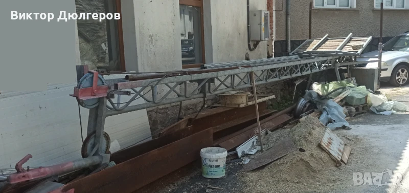 Мобилен Хаспел колесар (стъллба) товар до 100кг, снимка 1