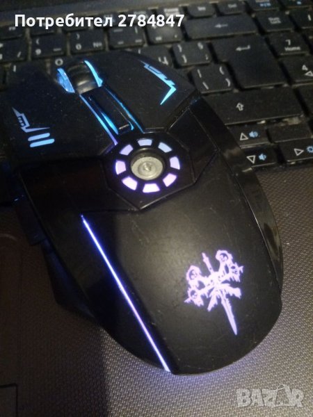 Геймърска кабелна USB мишка светеща, снимка 1