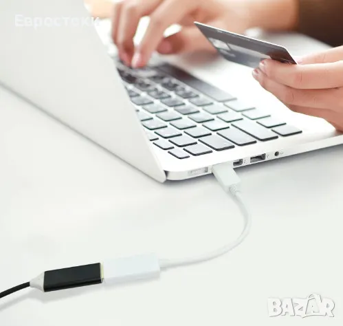 QIANRENON DP към HDMI адаптер, преходник от Display Port към HDMI, гнездо от компютър към HDTV монит, снимка 2 - Кабели и адаптери - 49960876