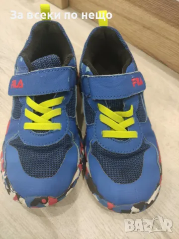 Fila Детски Сини Маратонки Фила - 29 номер, снимка 4 - Детски обувки - 50127838
