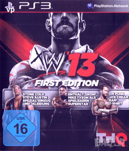 WWE 13 (PS3) Playstation 3 Оригинална Игра за Плейстейшън 3, ЛИЧНА КОЛЕКЦИЯ PS3 с мултиплейър PSN , снимка 1 - Игри за PlayStation - 33354674