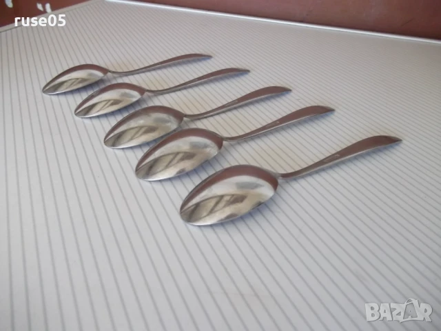 Лот от 5 бр. лъжици съветски, снимка 4 - Прибори за хранене, готвене и сервиране - 51006612