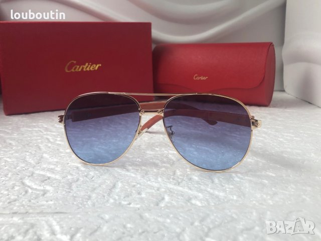 Cartier 2022 мъжки слънчеви очила, снимка 4 - Слънчеви и диоптрични очила - 37360781