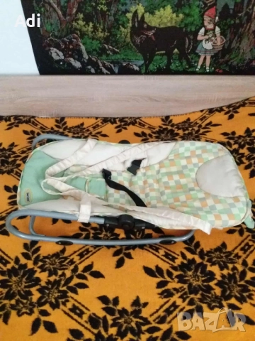  Бебешки шезлонг Bertoni, снимка 4 - Детски шезлонги - 49940628
