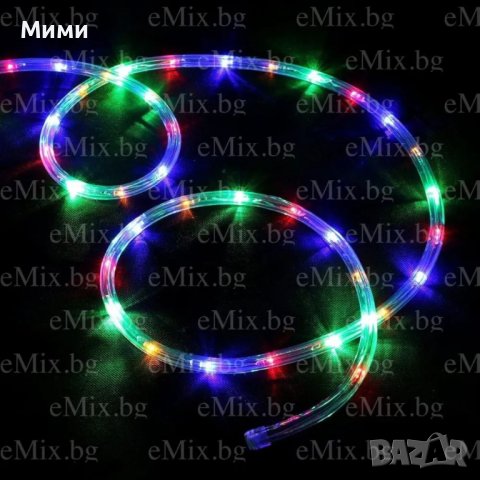 СВЕТЕЩО LED ВЪЖЕ - 30М MULTICOLOR, снимка 5 - Декорация за дома - 43083514