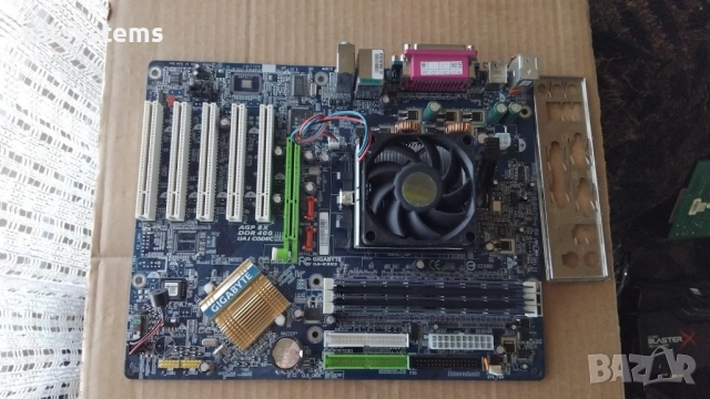 Дънна платка Gigabyte GA-K8NS Socket 754 CPU+FAN+RAM, снимка 3 - Дънни платки - 52264657