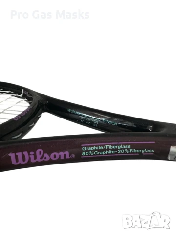 Professional Tennis Racquet Wilson Tycoon Graphite Technology Fiberglass Inner Vibration PWS 95 sq i, снимка 7 - Тенис - 50615805