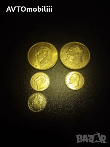 Лот от пет броя реплики позлатени монети 1894г и 1912 г, снимка 10 - Колекции - 48466145