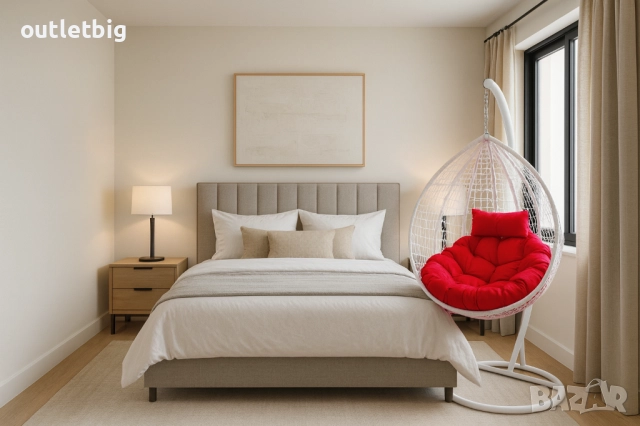 Градинска висяща люлка тип гнездо,яйце–Промоция!, снимка 5 - Градински мебели, декорация  - 52302399