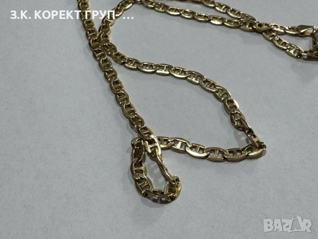 Златен мъжки синджир 14К, снимка 3 - Колиета, медальони, синджири - 52664611