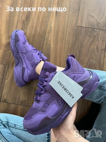 Balenciaga Дамски Лилави Маратонки👟Дамски Спортни Обувки Баленсиага Код S40