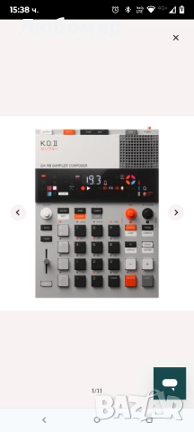 Teenage Engineering EP–133 KO II 64 MB Композитор на семплери 