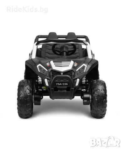 Офроуд акумулаторен автомобил AXEL – Бял, 4x4, с дистанционно и LED, снимка 4 - Детски велосипеди, триколки и коли - 49977029