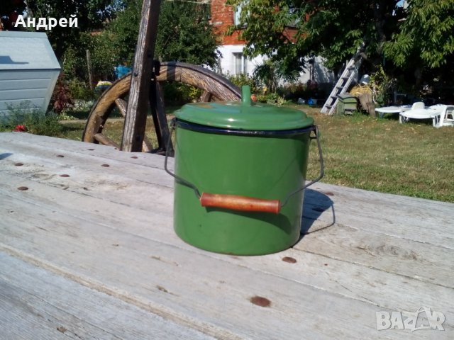 Стара емайлирана котленка #4