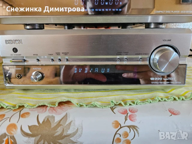 Стерео уредба Denon DRA-201SA+DCD 201SA, снимка 2 - Аудиосистеми - 51129145