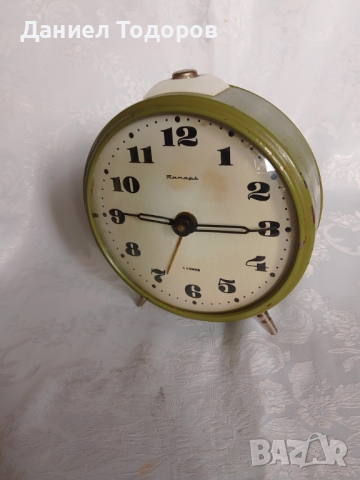 Стар Руски Механичен Будилник -Янтар -. СССР. - Работи и Звъни, снимка 8 - Колекции - 44878534