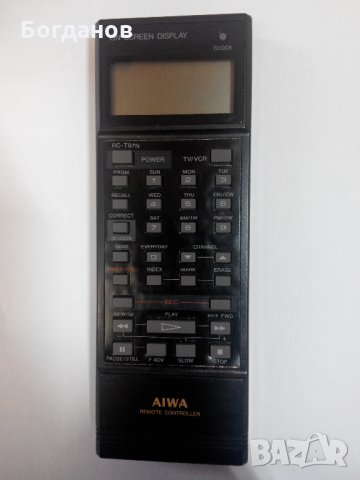 AIWA RC-T97N ON SCREEN DISPLAY REMOTE CONTROLLER MADE IN JAPAN ЧИСТО НОВО ДИСТАНЦИОННО с ДИСПЛЕЙ, снимка 2 - Дистанционни - 35334619