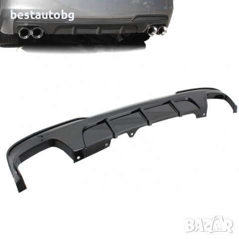 Дифузьор тип M Performance двоен за двойни накрайници за BMW F10 / F11