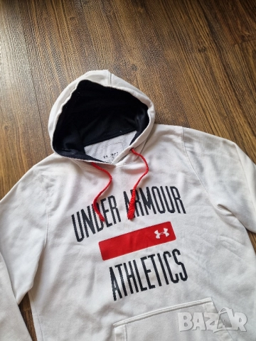 Страхотна мъжка блуза суитчър UNDER ARMOUR размер S / M , снимка 5 - Суичъри - 51875150