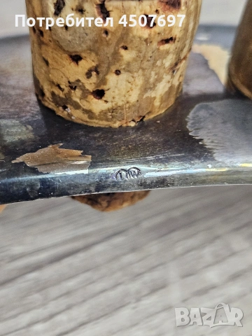 сребърни ловни тапи за вино., снимка 8 - Антикварни и старинни предмети - 53477373