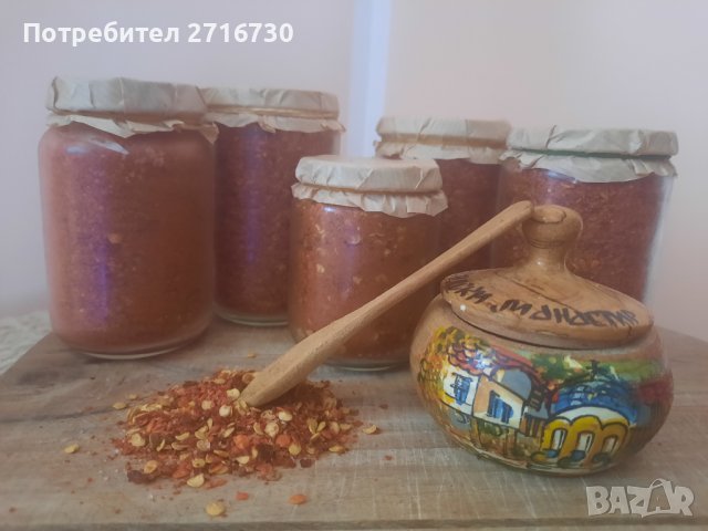 Домашен лют червен пипер - 100% натурален, снимка 2 - Домашни продукти - 38299590