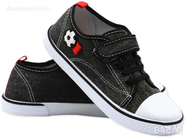 Детски гуменки в черен деним 31/35