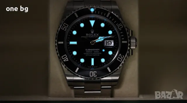 Rolex Submariner Silver- black , снимка 5 - Мъжки - 47709899