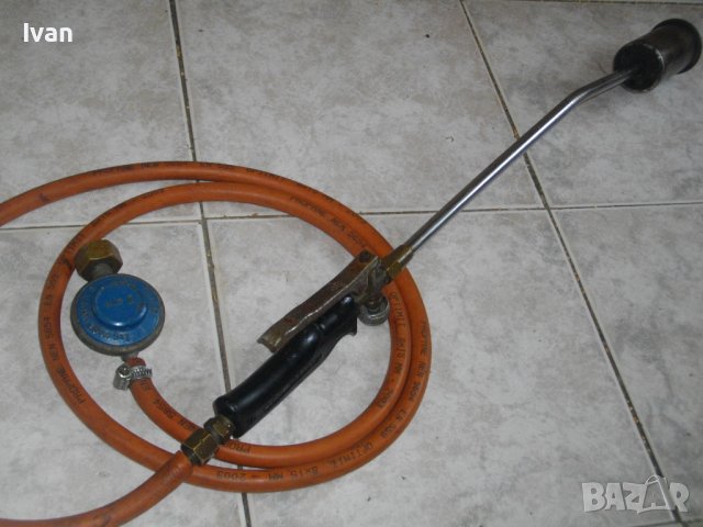 70см Газова Горелка За Хидроизолации Покриви-Италия-Профи-Маркуч 2м/Редуцир Вентил-30 mbar, снимка 17 - Други инструменти - 39835172