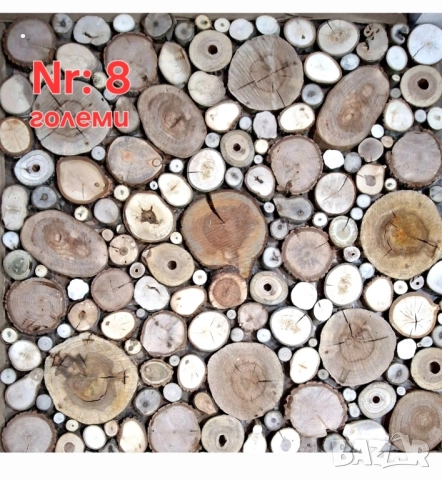 Дървени шайби за облицовка на стени, снимка 3 - Декорация за дома - 51615846